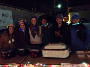 4-H kids selling food in Watford City, ND