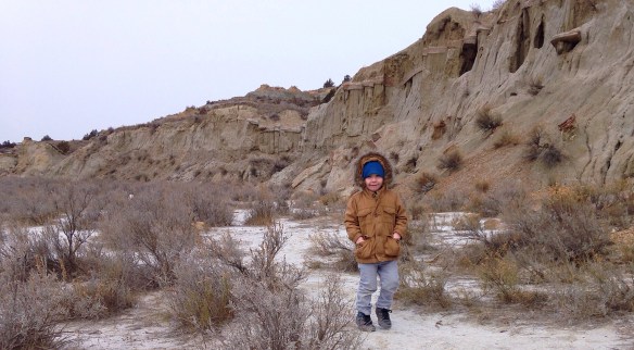 Winter hiking in Theodore Roosevelt National Park